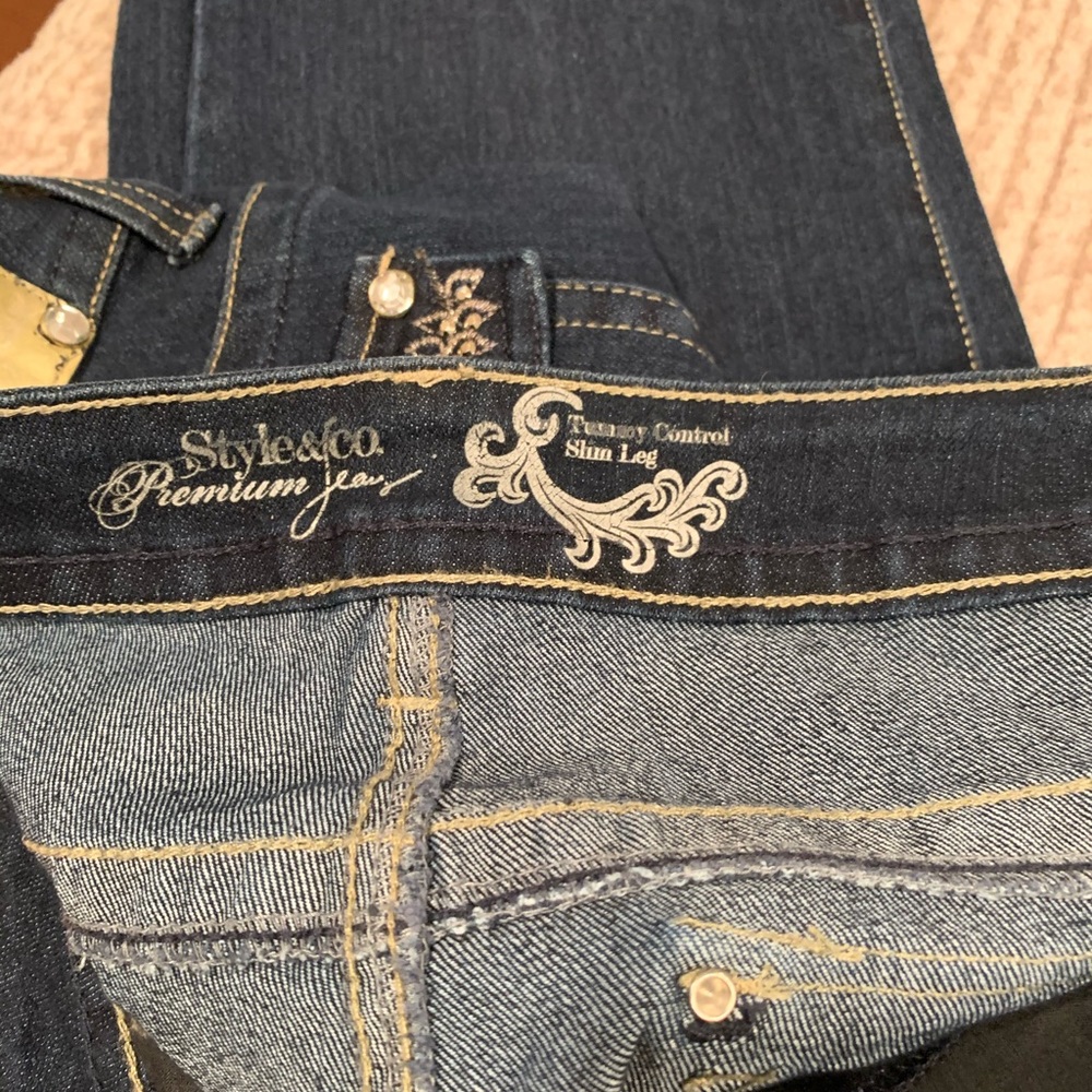 Embellished jeans